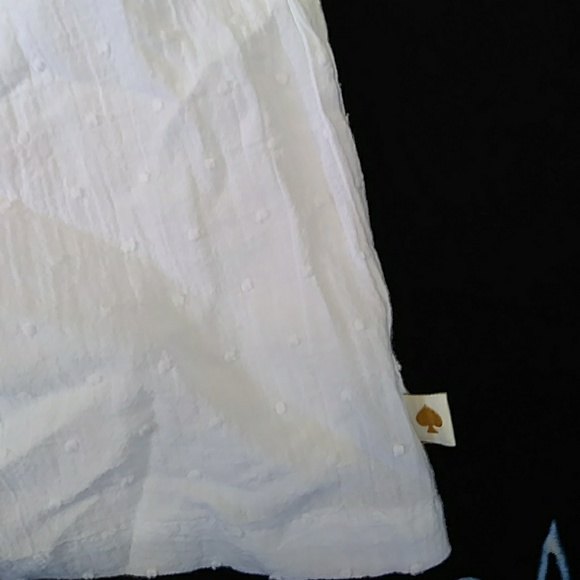 🎈🎈BNWT KATE SPADE NY GIRL SIZE 4 WHITE GINGHAM TOP.. - Picture 2 of 5